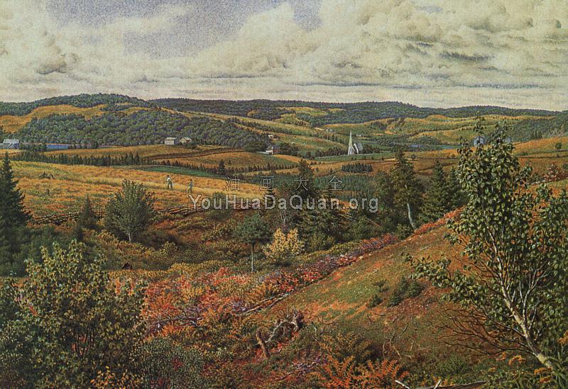 Long Pond, Foot of Red Hill - 威廉·特罗斯特·理查兹